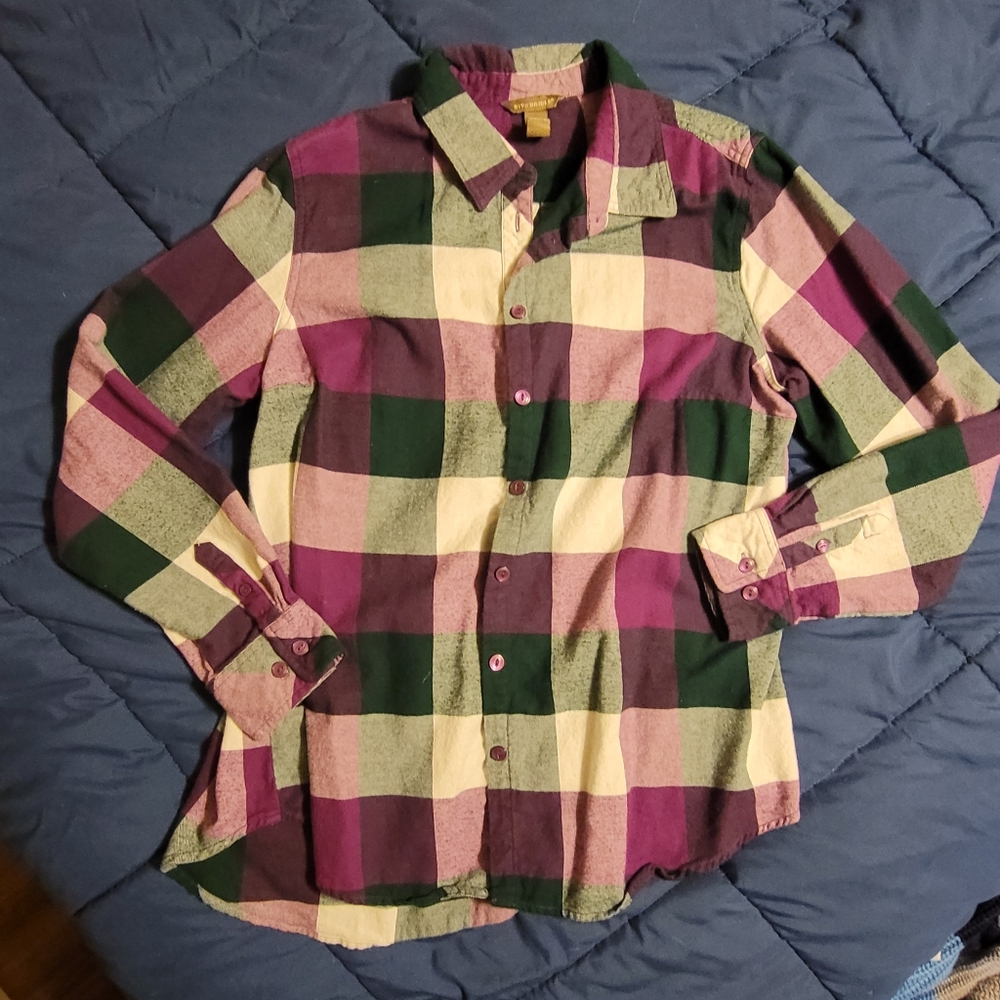 Purple button up